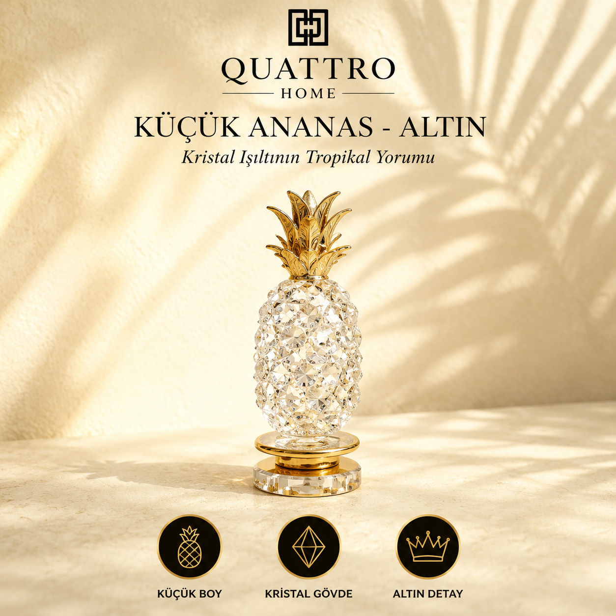 Küçük Ananas - Altın