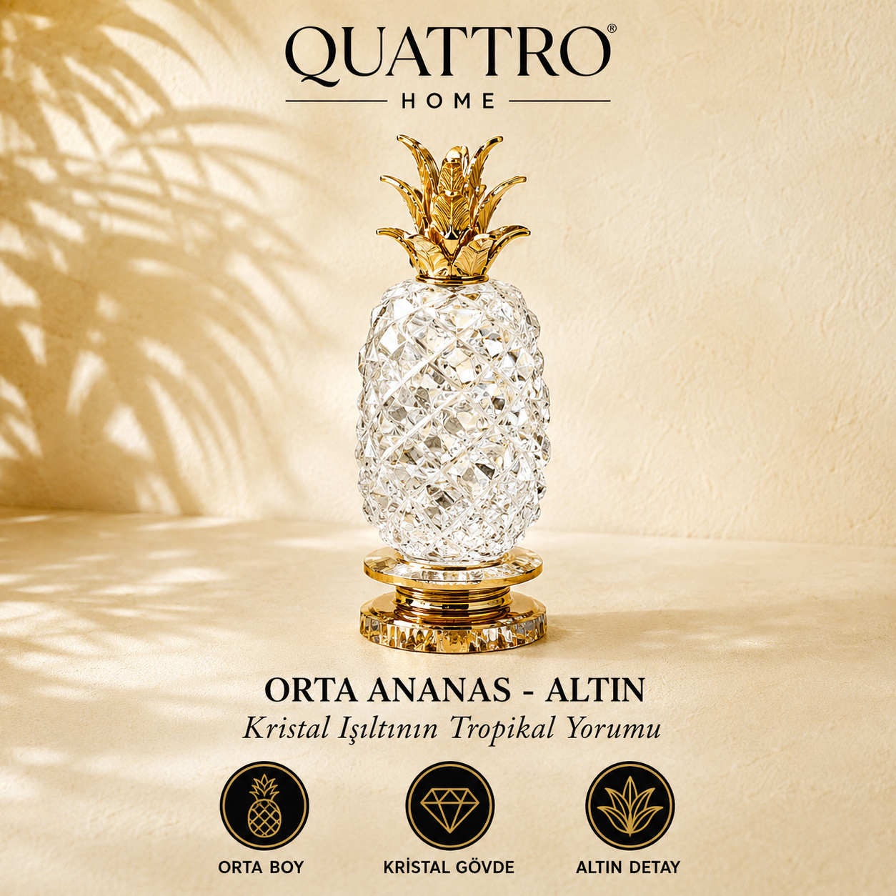 Orta Ananas - Altın