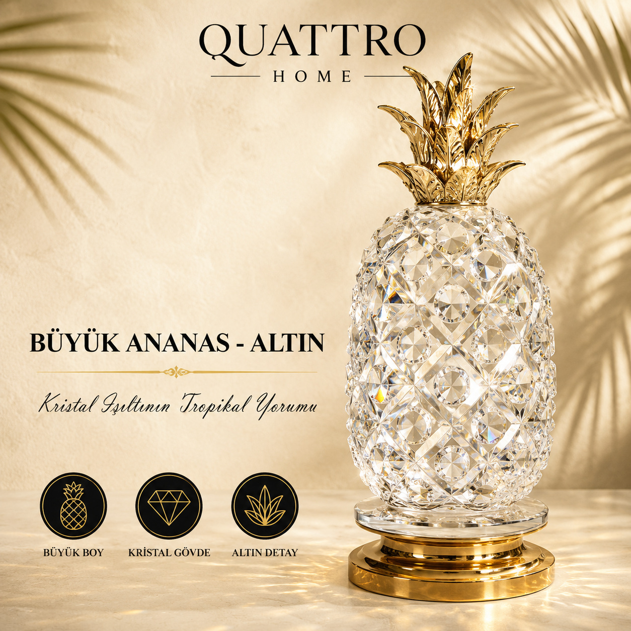 Büyük Ananas - Altın