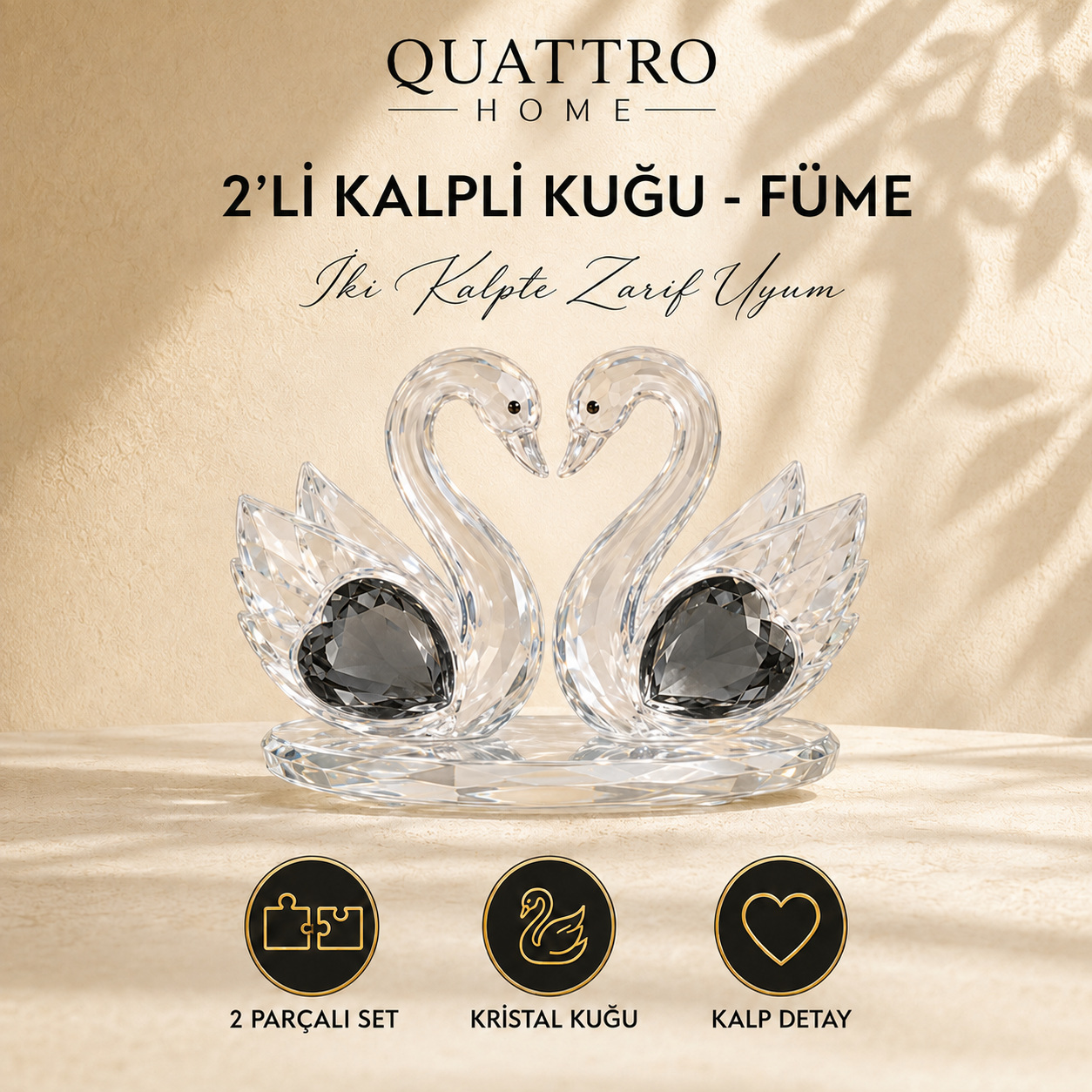 2'li Kalpli Kuğu - Turuncu