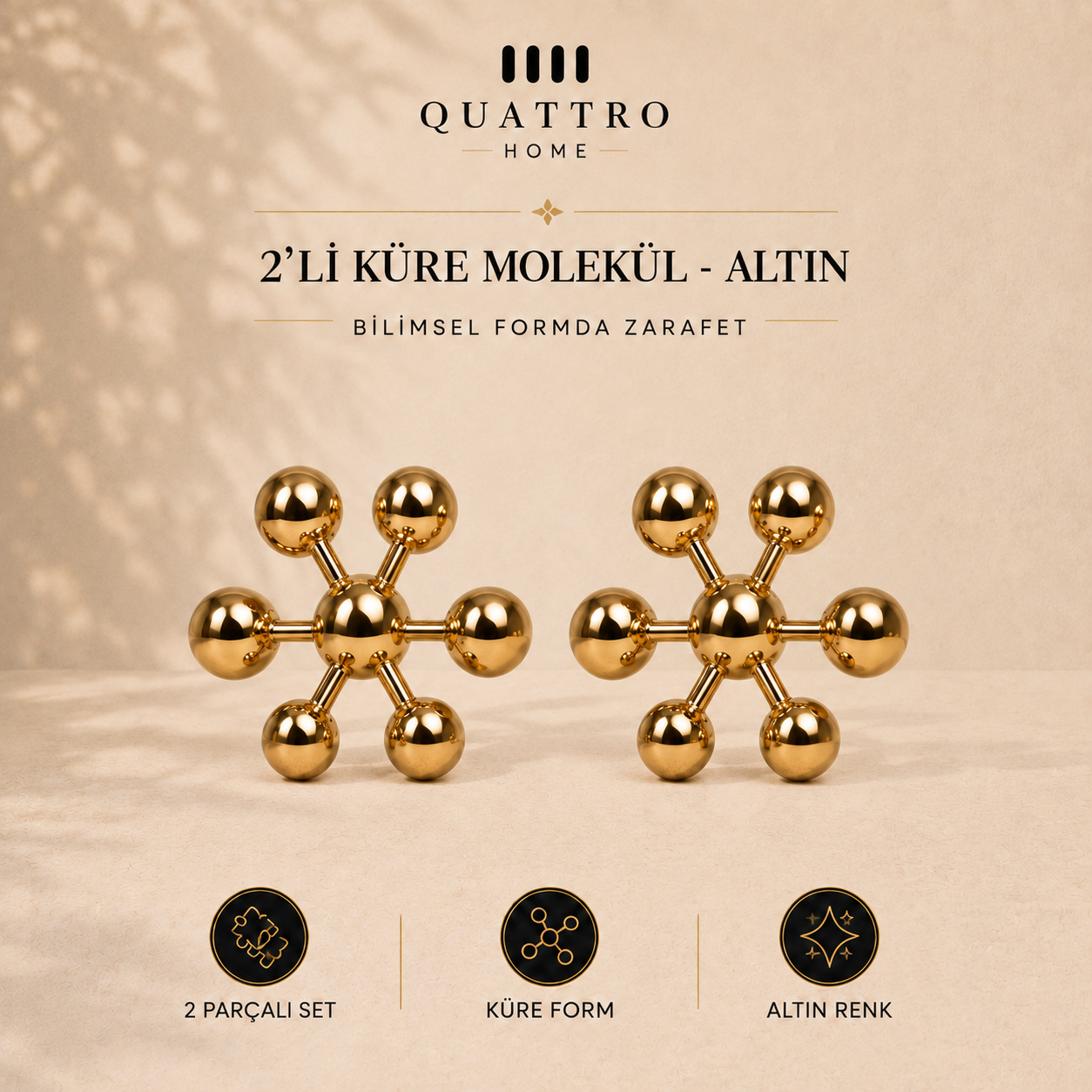 2'li Küre Molekül - Altın