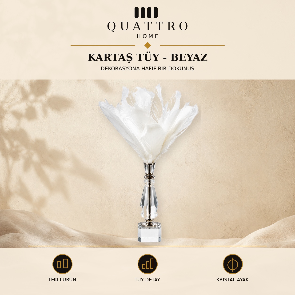 Kartaş Tüy - Beyaz