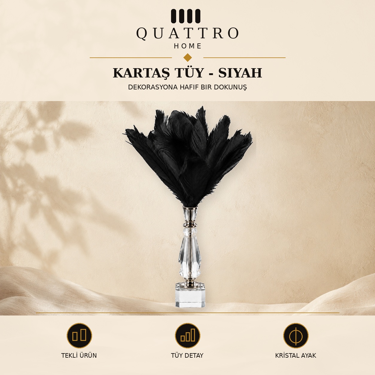 Kartaş Tüy - Siyah